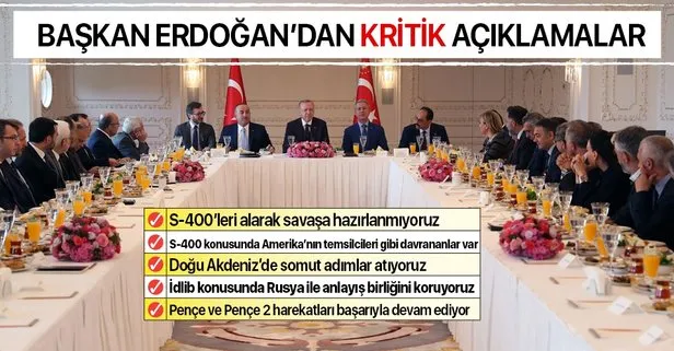 Son dakika: Başkan Erdoğan’dan flaş S-400 açıklaması