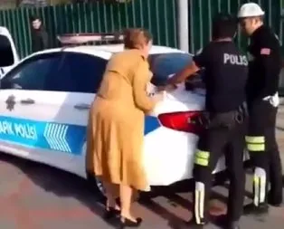 İstanbulda trafik cezası kesilen kadının çığlıkları sosyal medyayı salladı