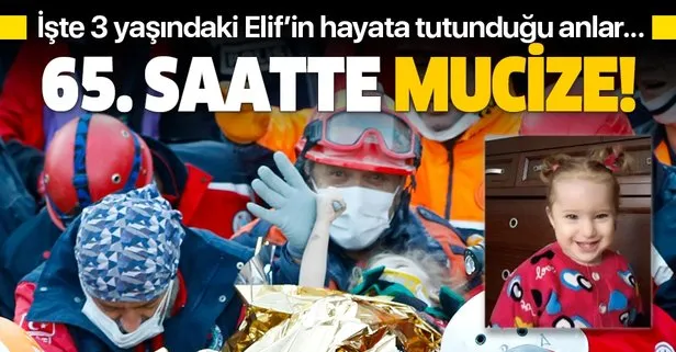 SON DAKİKA: İzmir depreminin 65. saatinde mucize kurtuluş: 3 yaşındaki Elif Perinçek kurtarıldı