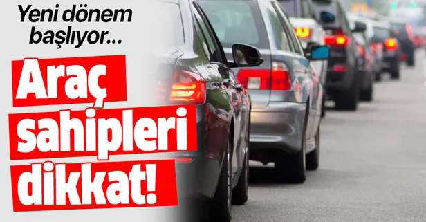 Araç sahipleri dikkat! Artık hepsini tek bir pencereden görebileceksiniz...