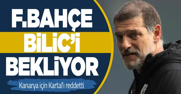 Fenerbahçe Slaven Bilic'i bekliyor! Deneyimli teknik adam Kanarya için Kartal'ı reddetti