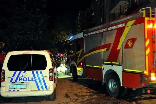 Ankara'da korkutan yangın