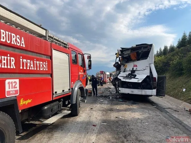 Bursa'da ölümlü kazada kamyon şoföründen akılalmaz ifade: Önümde araç vardı otobüsü görmedim-4