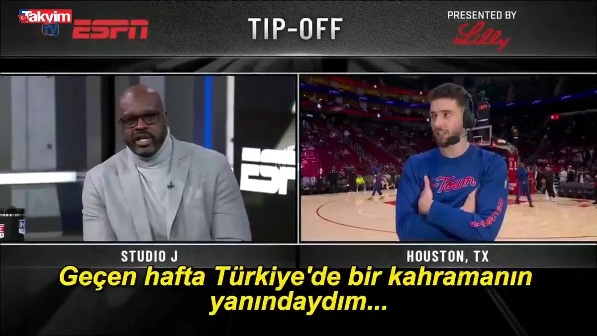 NBA efsanesi O’Neal’dan Başkan Erdoğan’a övgü: “Bir kahramanın yanındaydım”