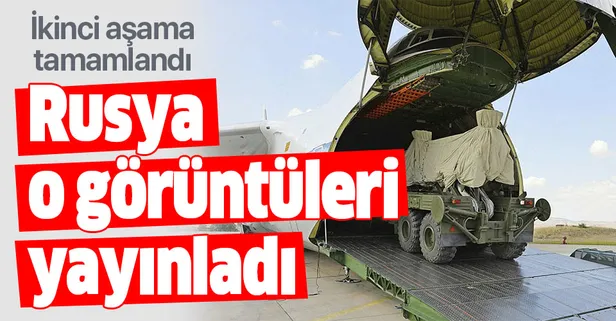 Rusya Savunma Bakanlığı S-400 sevkiyatının son görüntülerini yayınladı