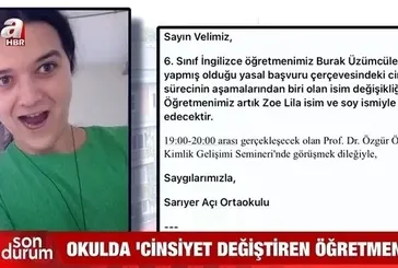 Açı Ortaokulu’nda cinsiyet değiştiren öğretmen skandalı