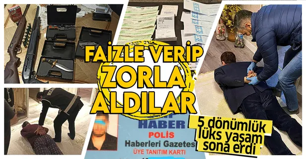 Faizle para verip zorla tahsil ettiler! Başkent'te tefeci operasyonu