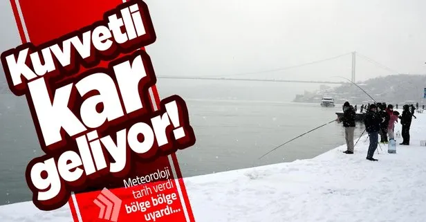 Meteoroloji tarih verdi! Kuvvetli kar yağışı geliyor...