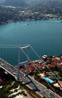 Fatih Sultan Mehmet Köprüsü'nde çalışma