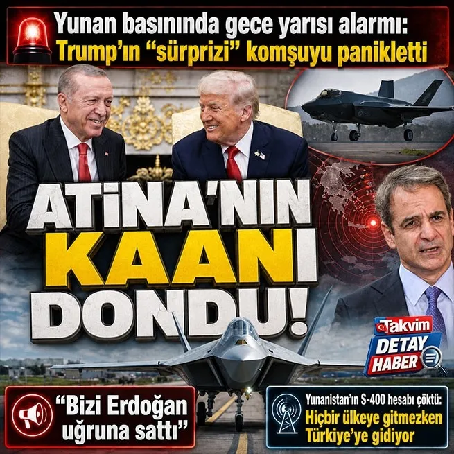 Trump’tan Erdoğan’a övgü Atina’yı sarstı: Yunan basınında F-35 paniği