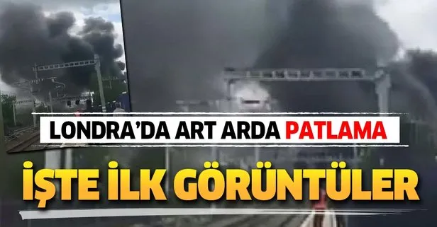 Son dakika... Londra'da art arda patlama