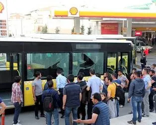 Kağıthane’de çevik kuvvete saldırı