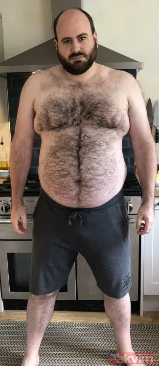 150 kilodan çelik gibi karın kaslarına! 51 kilo verdiren formül - 4