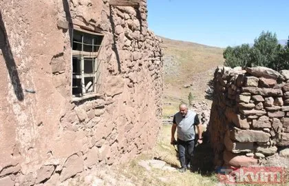 Sivas’ta ’Gizemli köy’ olarak bilinen tamamen terk edilmiş Ağıl’ı defineciler talan etti
