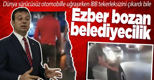 CHP'li İBB'nin son rezaleti! İETT otobüsünün tekerleklerinin yerinden fırladığı anlar kamerada!