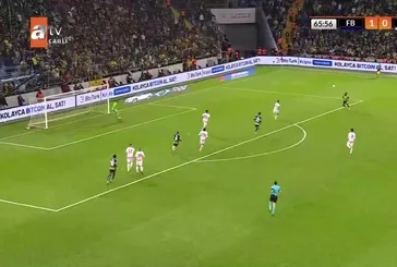 Musaba'nın pasıyla John Duran golü kaydetti! | Fenerbahçe 2-0 Samsunspor