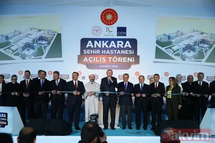 Başkan Erdoğan Bilkent Şehir Hastanesi’nin açılışına katıldı