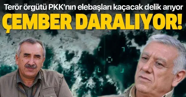 Terör örgütü PKK’nın elebaşları Murat Karayılan ve Cemil Bayık kaçacak delik arıyor