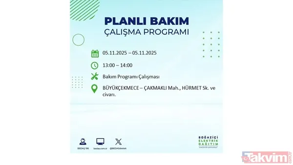 İstanbul'da yaşayanlar dikkat: Evinizde bir süre olmayacak! İlçe ilçe saat açıklandı - 11