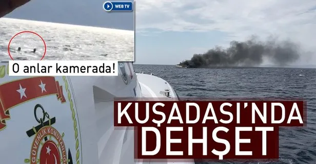 Kusadasi Aciklarinda Tekne Yangini Takvim
