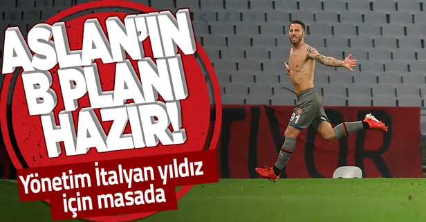 Galatasaray'da B planı Andrea Bertolacci! Gedson olmazsa Aslan’ın rotası Karagümrük...