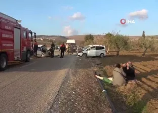 Kilis’te iki araç kafa kafaya çarpıştı: 1’i ağır 3 yaralı