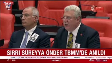 Sırrı Süreyya Önder TBMM’de anıldı!