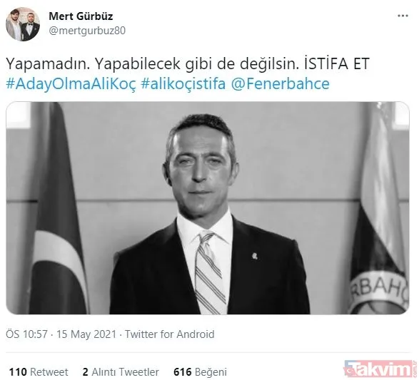 Fenerbahçe taraftarı başarısızlığa patladı: Ali Koç istifa! - 8