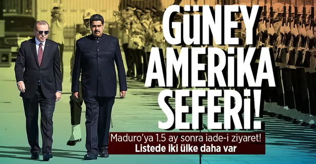 Başkan Erdoğan'dan Güney Amerika çıkarması! Venezuela ile 54 iş birliği anlaşması gündemde
