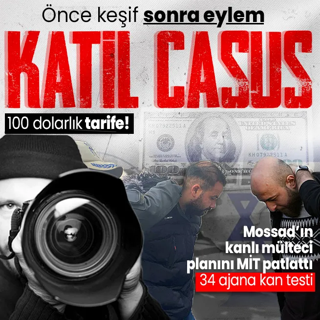 8 ilde casusluk operasyonu! İsrail için çalışan 34 kişi yakalandı! Mossadın çalışma yöntemleri deşifre oldu: Her fotoğrafa 100 dolar ödemişler!