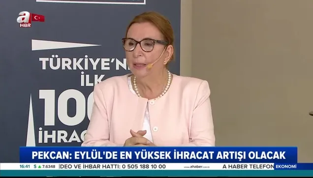 Ticaret Bakanı Ruhsar Pekcan: İhracatta kayda değer bir performansla yolumuza devam ediyoruz