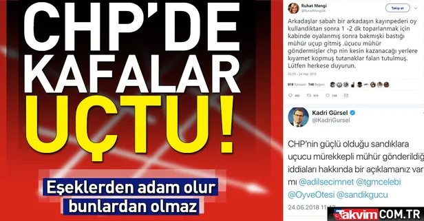 CHP'nin 'mühür' yalanı alay konusu oldu!