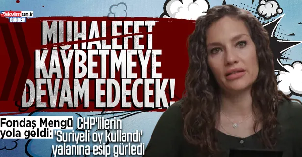 Fondaş Nevşin Mengü CHP'lilerin 'Suriyeli oy kullandı' yalanına açtı ağzını yumdu gözünü: Kaybetmeye devam edeceksiniz!
