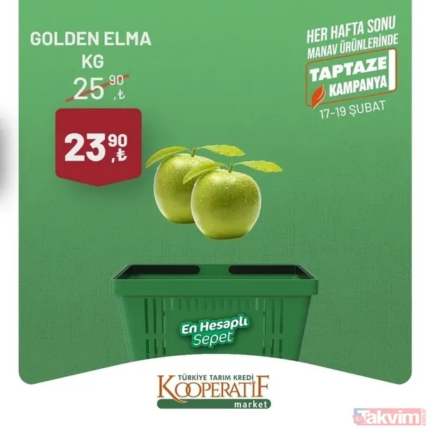 Tarım Kredi KATALOĞU 19-23 Şubat 2024 FİYAT LİSTESİ! Kooperatif market 32 üründe fiyatları indirdi! 2 katlı 6'lı kağıt havlu 54.90 TL... - 17