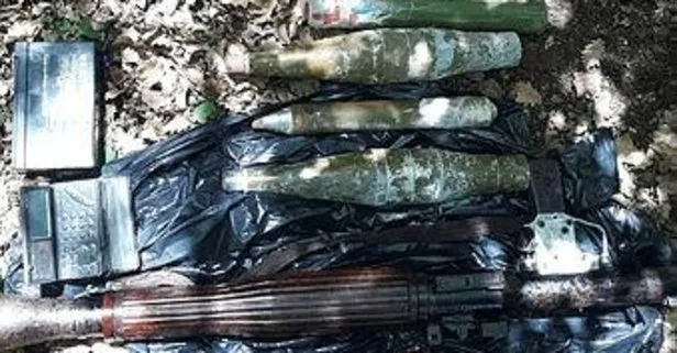 Gümüşhane’de terör örgütü PKK’ya ait silah deposu bulundu