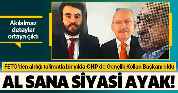İşte siyasi ayak! FETÖ'den talimat alan Hüseyin Fatih Tamer bir yılda CHP'de Gençlik Kolları Başkanı oldu
