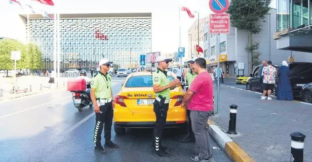 Sarı bela! 600 liralık mesafeye 3 bin 500 lira istedi: Taksimetre açmayan taksici trafikten men edildi