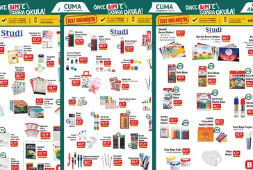 BİM kırtasiye kataloğu yayınlandı! Okul alışverişi başladı! 27-28-29-30-31 Ağustos’ta indirimde! Defter, kalem, silgi, cetvel, çanta...
