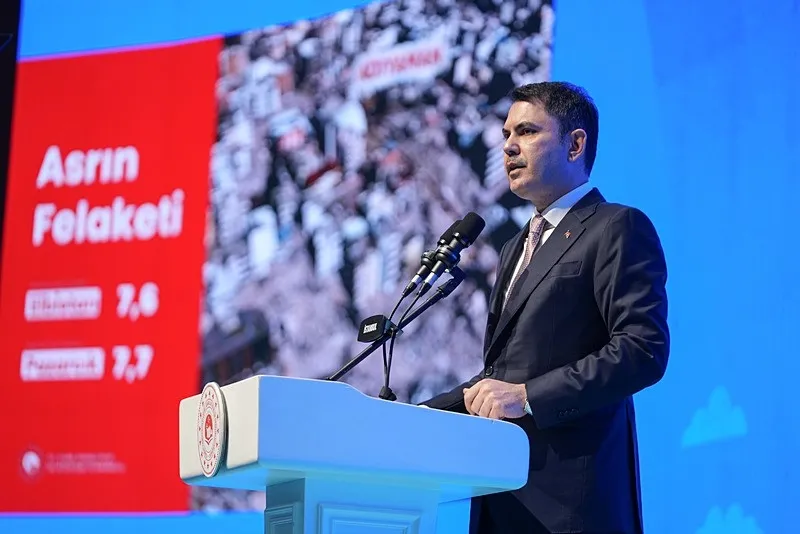 Bakan Kurum'dan asrın inşası açıklaması: "Saatte 23 günde 550 konut ürettik"-2