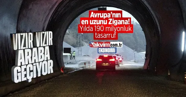 Vızır vızır araba geçiyor! Zigana Tüneli’ne yoğun ilgi... Ulaştırma ve Altyapı Bakanı Abdulkadir Uraloğlu rakamı açıkladı