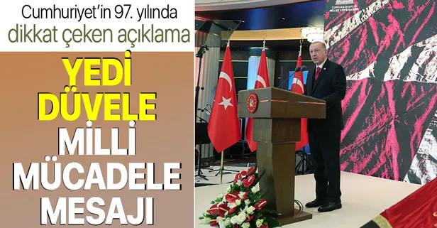Son dakika: Başkan Erdoğan'dan "Milli Mücadele Sergisi" açılış programında önemli açıklamalar