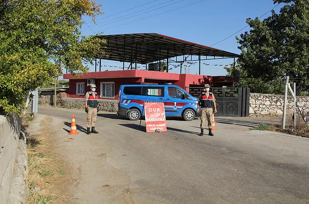 Kastamonu'da bir köy karantinada