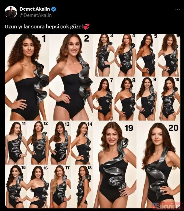 İşte Türkiye'nin en güzel 20 kadını! Miss Turkey 2024'ün adayları belli oldu! Demet Akalın 'Uzun yıllar sonra...' deyip paylaştı - 2