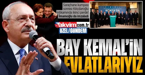 CHP’li Kemal Kılıçdaroğlu’ndan Saraçhane kumpasına karşı ikinci hamle! İmamoğlu da imzaladı: Cumhuriyet Halk Partisi’nin evlatlarıyız
