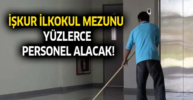 İlkokul mezunu yüzlerce beden işçisi alımı yapılacak!