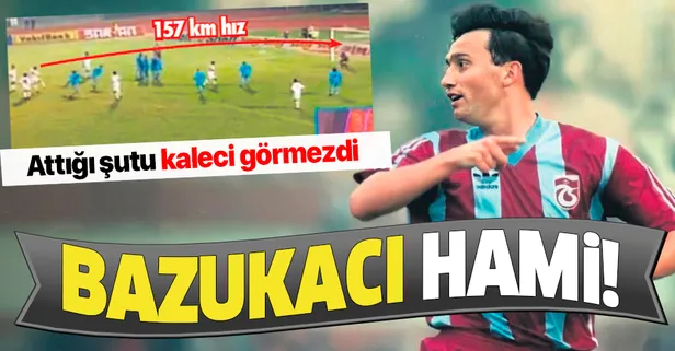 Bazukacı Hami! Attığı şutu kaleci göremezdi...