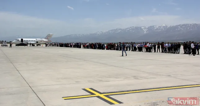 Binali Yıldırım'ı memleketinde yüzlerce hemşehrisi uğurladı! Tokalaşma kuyruğu 1 saat sürdü