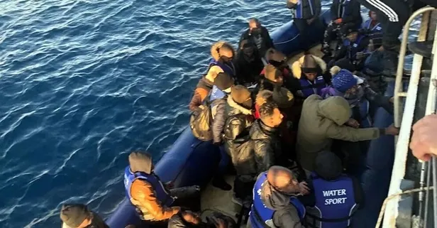 Yunanistan'ın geri ittiği 31 kaçak göçmen kurtarıldı