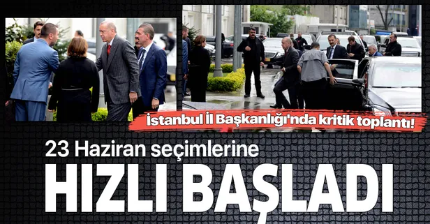 Son dakika: Başkan Erdoğan'dan AK Parti İstanbul İl Başkanlığı'nda kritik toplantı!