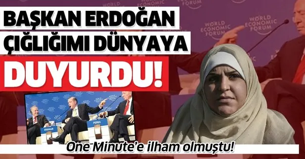 One Minute’e ilham olmuştu! Filistinli Huda Galiye’den Başkan Erdoğan’a övgü dolu sözler!